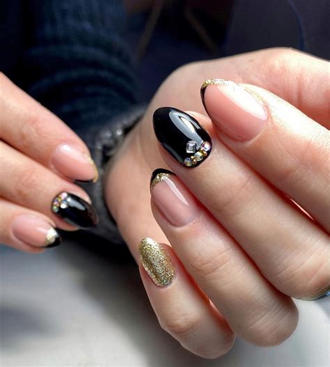 Uñas Negras Diseños Unas Negras Disenos Unas Negras Con Rojo Y