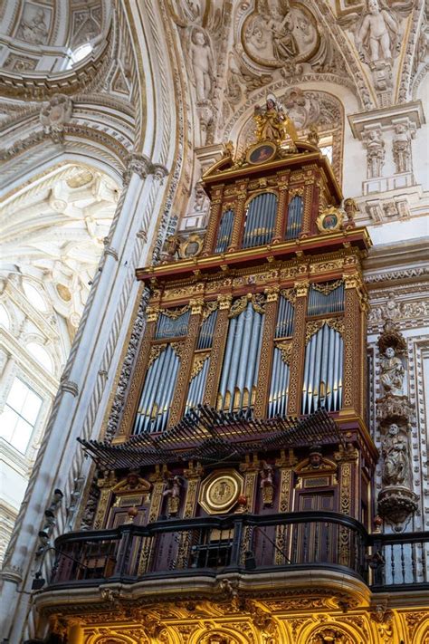 Pipe Organ At Mosque Cathedral Of Cordoba Cordoba Andalusia Spain