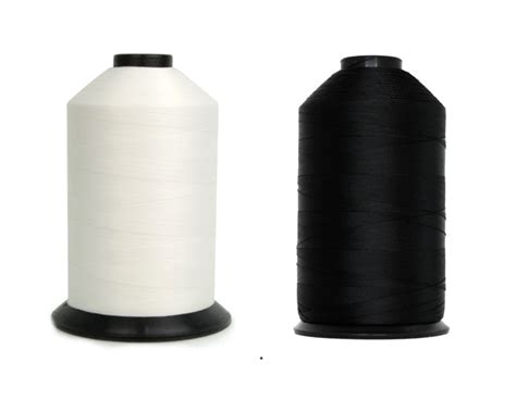 Bonded Nylon Thread Size 46 Tex 45 Colors Black And White Save At Dandd Threads Plus