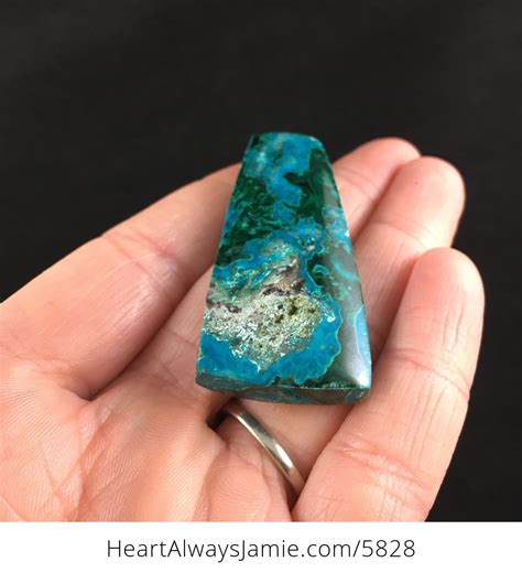 Green And Blue Chrysocolla Malachite Stone Jewelry Pendant Ghvzb0jyjmc