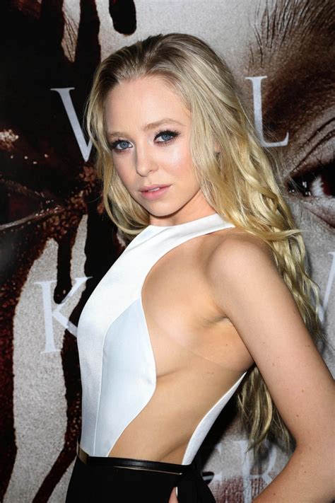 Portia Doubleday Braless Wearing White Partially See Through Top And Black Pants Porn Pictures