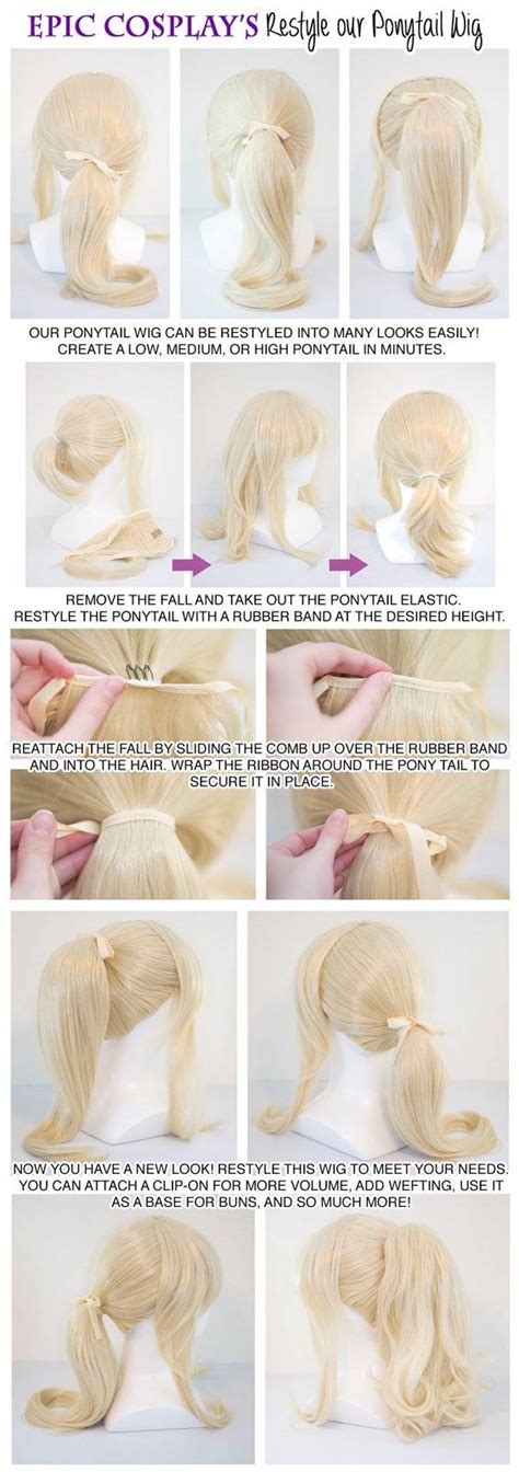 Epic Cosplay Wigs Ponytail Wig Restyling Guide