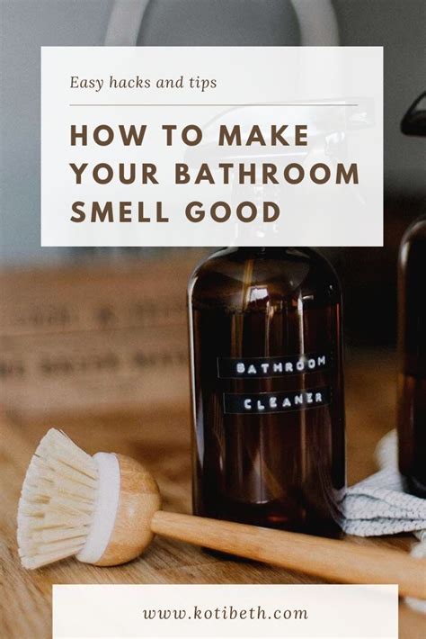 It can kill lots of germs so every now and then, just pour some down the face basin drain. How to Make Your Bathroom Smell Good in 2020 | Bathroom ...