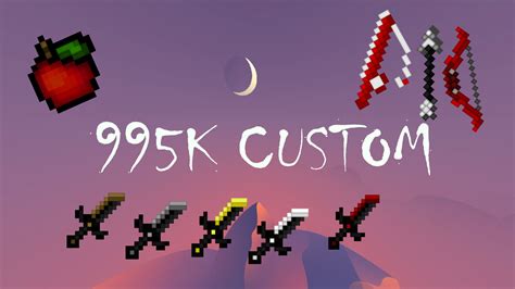 995k Custom Red Pvp Pack For 995k Minecraft Texture Pack