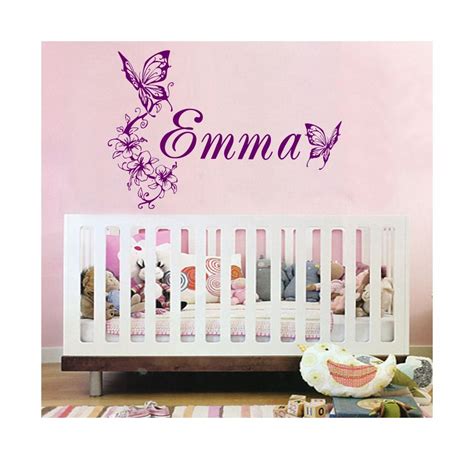Huge Personalized Childs Name Vinyl Wall Decal Decor Custom Nursery