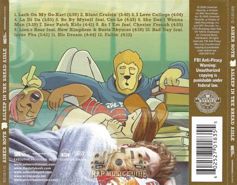 Asher Roth Asleep In The Bread Aisle Cd Rap Music Guide