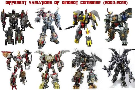 Compilation Of Best Dinobot Combiners Over Past Decade From To