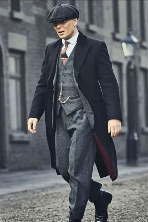 Peaky Blinders Thomas Shelby Black Coat Peaky Blinders Style Suit Thomas Shelby Suit Peaky