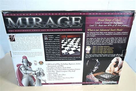 Excalibur Mirage Electronic Self Moving Pieces Computer Chess Set Ebay