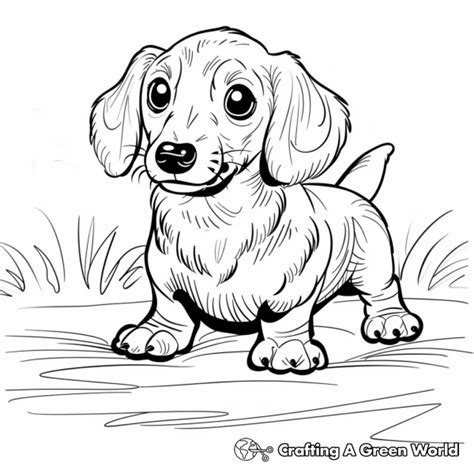 Dachshund Coloring Pages Free And Printable