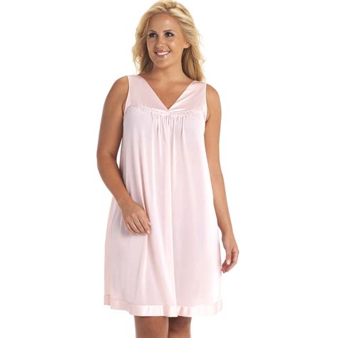 Vanity Fair Womens Sleeveless Nightgown Clothing Womens Clothing Womens Pajamas And Robes