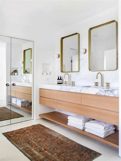 Stenciled designer tile bathroom flooring. 10 of the Most Exciting Bathroom Design Trends for 2019