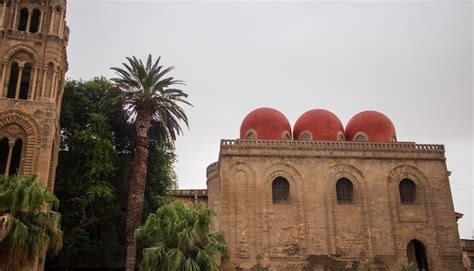 Iglesia De San Cataldo Y Martorana Palermo Sicilia Italia Foto Premium