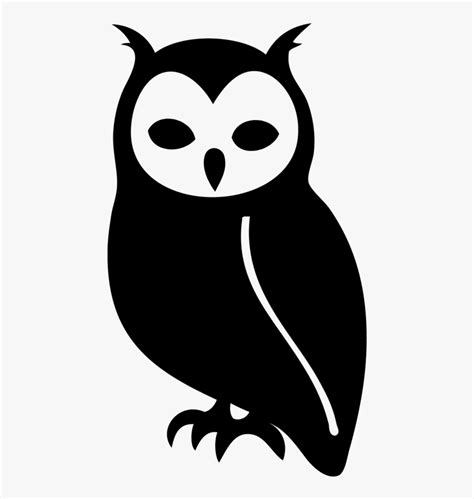 Owl Silhouette Clip Art Owl Silhouette Hd Png Download Transparent