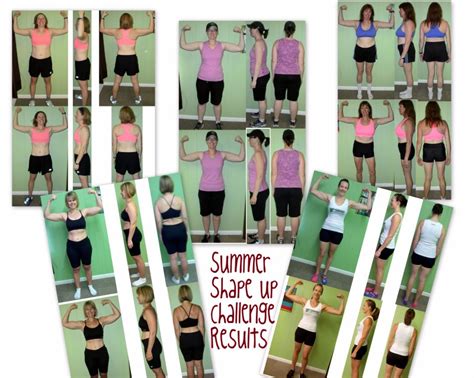 Summer Shape Up Group Challenge Results Fit Chick Express