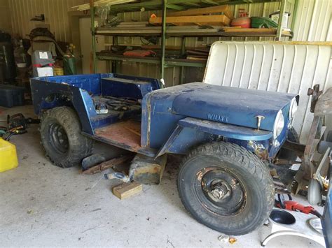 1953 Willys Cj3a Blue Jeep For Sale In Helena Al 2000