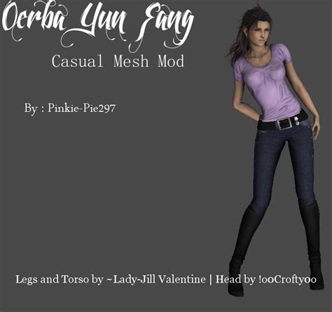 Oerba Yun Fang Casual Mesh Mod Dl By Pinkie Pie297 On Deviantart