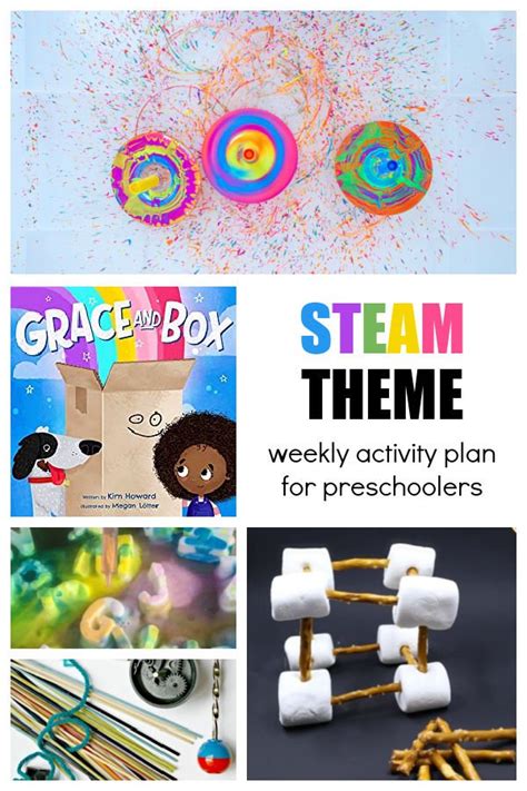 Steam Week Activity Plan For Preschool Featuring Grace And Box