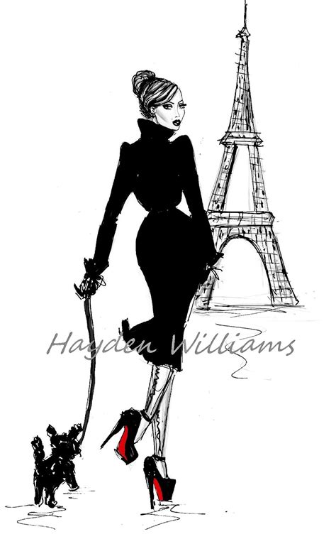 Hayden Williams Fashion Illustrations ‘a Stroll In Paris