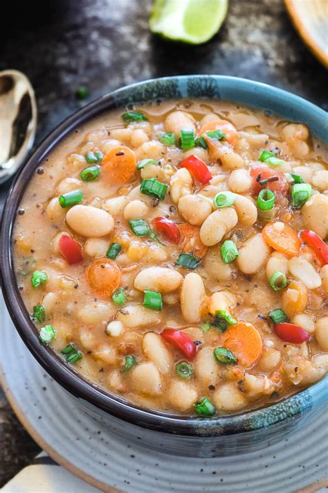 Vegans, vegetarians and people who do not consume a lot of animal products are especially encouraged to consume plenty of beans for their protein. Great Northern Beans Recipes Vegan Instant Pot : 12 Of The ...