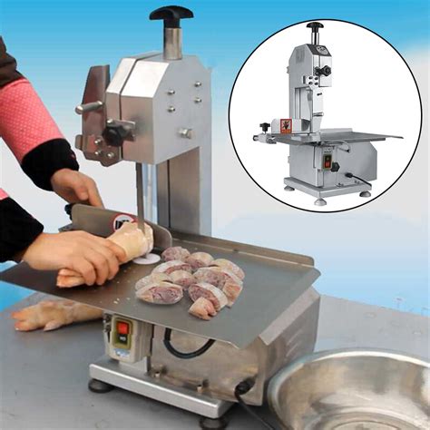 W Commercial Electric Bone Sawing Machine Meat Steak Cutting Machine