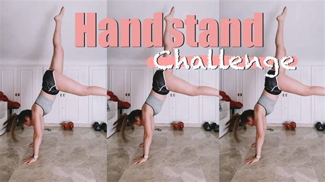 30 Day Handstand Challenge Success Or Fail Sofie Wade Youtube