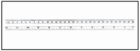 Ruler Image In Inches Actual Size Printable 6 Inch Ruler