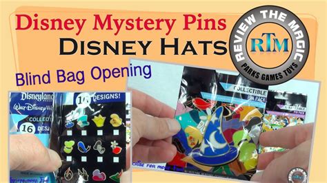 Disney Pin Collectible Pin Pack Mystery Blind Bag Opening And Review