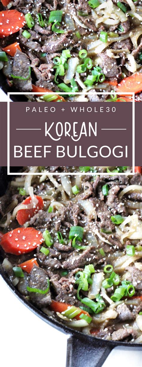 This link is to an external site that may or may not meet accessibility guidelines. Korean Beef Bulgogi (Whole30 + Paleo) - Parsnips and Pastries
