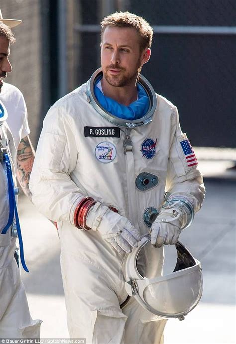 Ryan Gosling Dons Personalised Space Suit As He Promotes First Man In