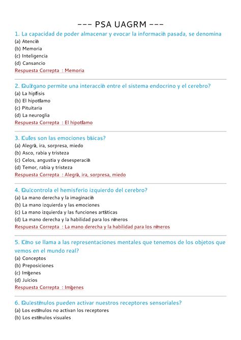 Report Banco De Preguntas Psa Uagrm 1 La Capacidad De Poder