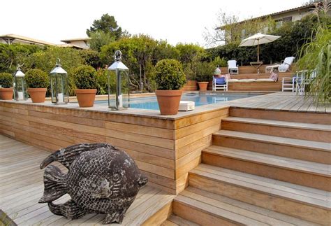 Image Result For Half Buried Pool Terrace Small Backyard Pools