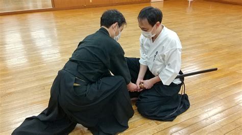 今日の稽古は長谷川英信流「大小詰」です 英信流和術やわらの技法を用いた組太刀です Keiko Today Eishin Ryu