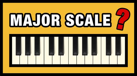 The Major Scale On Piano Free Chart Pictures Professional Composers