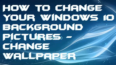 Change desktop background in windows 10 when you setup a new computer, it will have the blue windows 10 desktop background that most users are familiar with. How to Change Your Windows 10 Background Pictures - Change Wallpaper - Crazy Tech Tricks