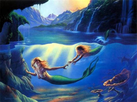 Mermaid Wallpapers Top Free Mermaid Backgrounds Wallpaperaccess