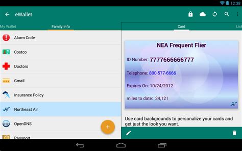 They're securely stored in your google account and available across all your devices. eWallet - Password Manager - Android Apps on Google Play