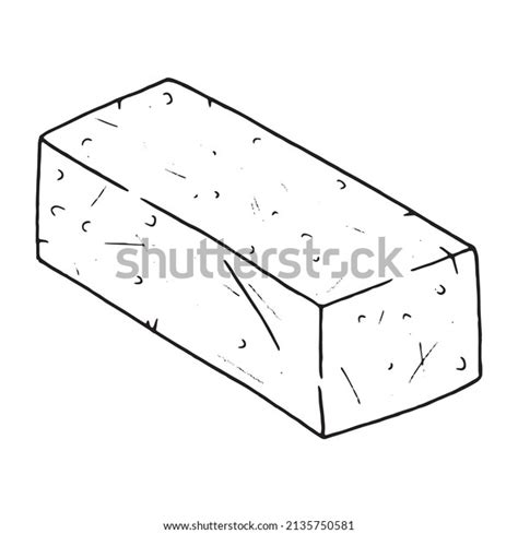 Brick Hand Drawn Vector Illustration Brick Stock Vector Royalty Free