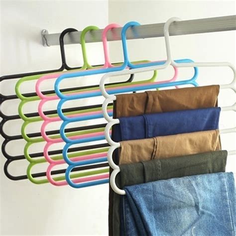 New Multi Function Five Layer Drying Racks Wardrobe Scarf Hanger