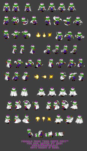 Piccolo Sprite Database Pixel Art Pixel Art Characters Sprite