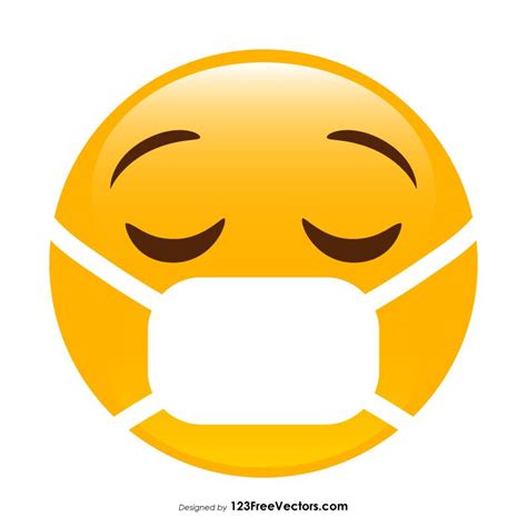 Face With Medical Mask Emoji Clipart Emoji Clipart Emoji Medical Masks