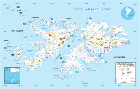 Historians have referred to the battle of the falkland islands as the most decisive naval battle of world war i. Full political map of Falkland Islands. Falkland Islands ...