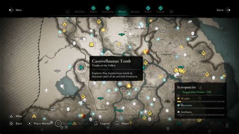 Assassin S Creed Valhalla Tombs Of The Fallen Map Locations Hold To Reset