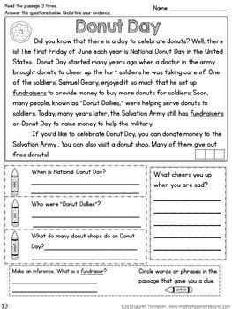 Click on any one to read the details of each reading comprehension worksheets for 3rd grade. Reading Comprehension Passages and Questions... by Mrs ...