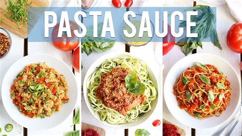 Homemade Pasta Sauce 3 Ways Fablunch Recipe Pasta Sauce