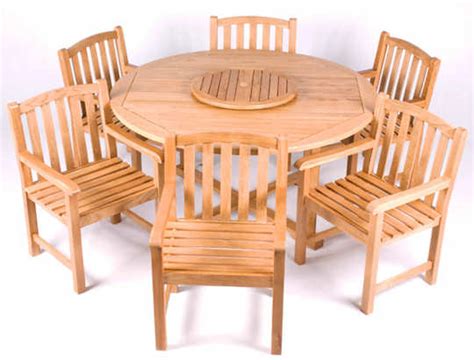 Chicago White Oak Garden Furniture Set | Patio Furniture
