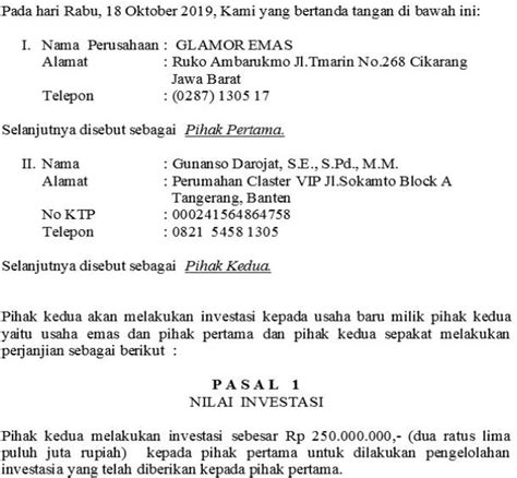 Contoh Surat Tidak Perpanjangan Kontrak Kerjasama Antar Perusahaan Delinewstv