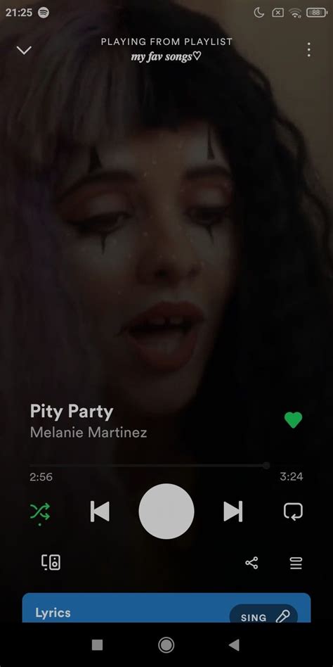 Crybaby Pity Party Melanie Martinez Playlist Singing Lyrics Songs