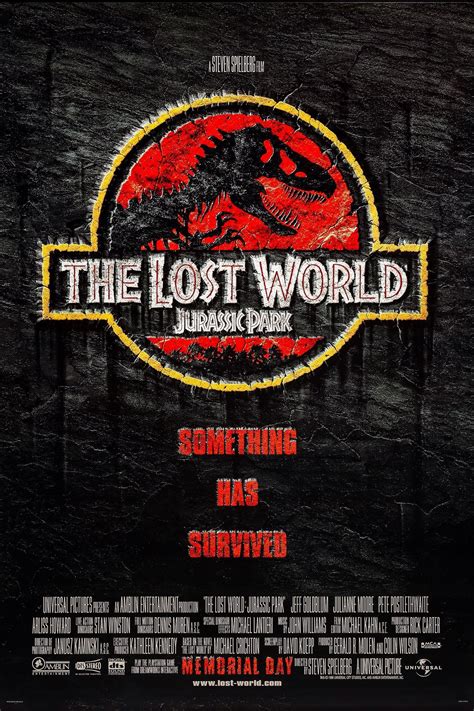 The Lost World Jurassic Park 1997 Posters — The Movie Database Tmdb