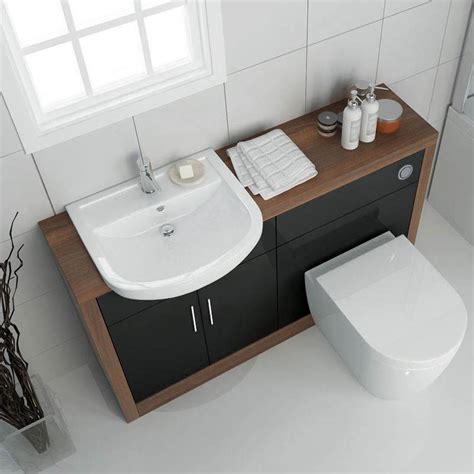 Simply select your base units & wall cabinets, select your worktop, decide on finishing touches and finally choose your desired ceramics. Lucido L Shape Furniture Suite Black in 2020 | Fitted bathroom, Fitted bathroom furniture, Small ...
